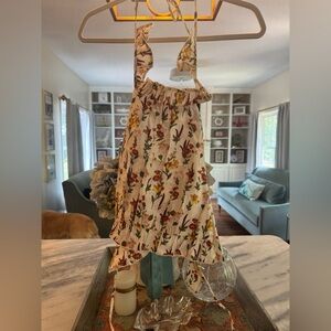 Floral Halter top  by Agua Bendita
TOP ONLY. Pants sold separately.